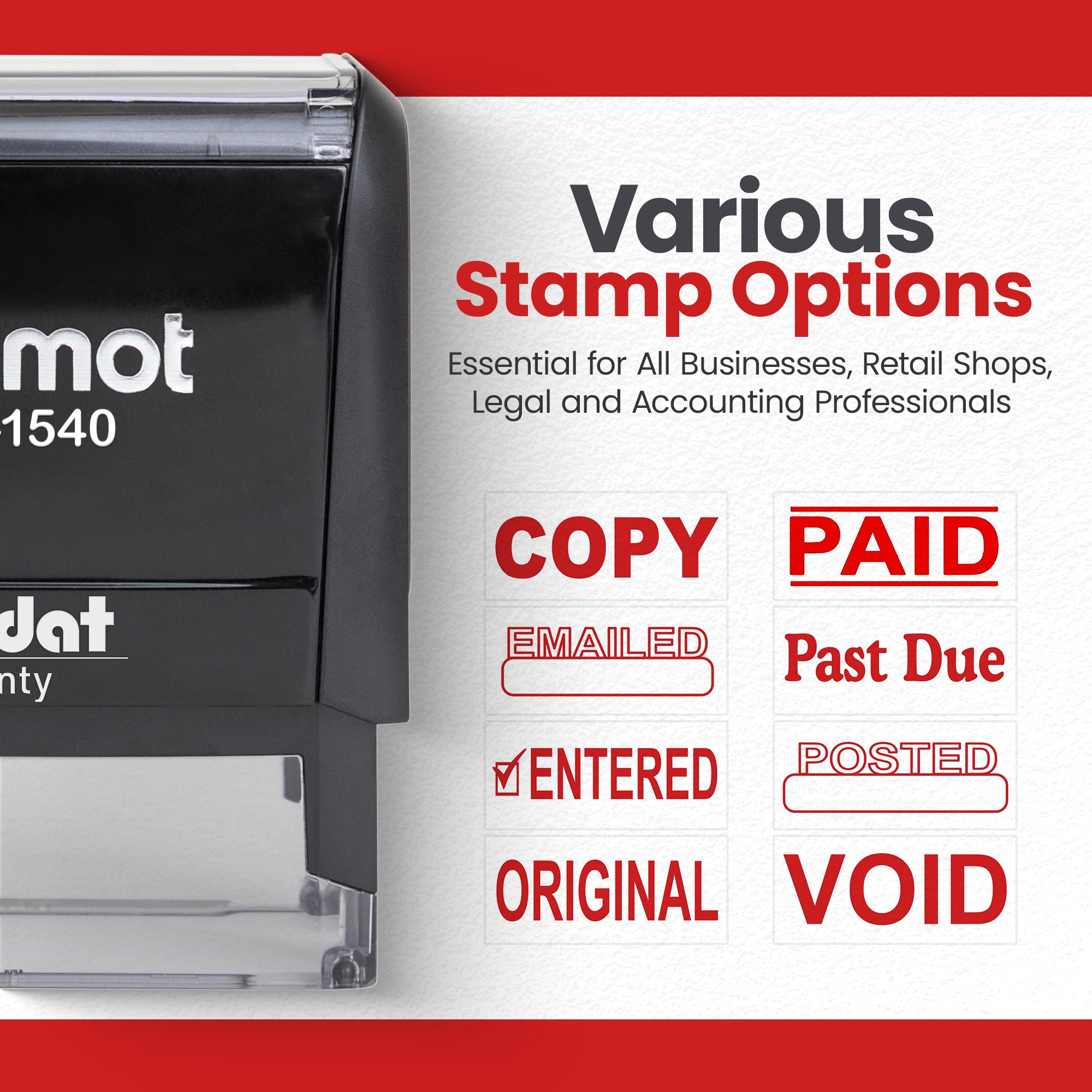 Check Box Entered Stamp